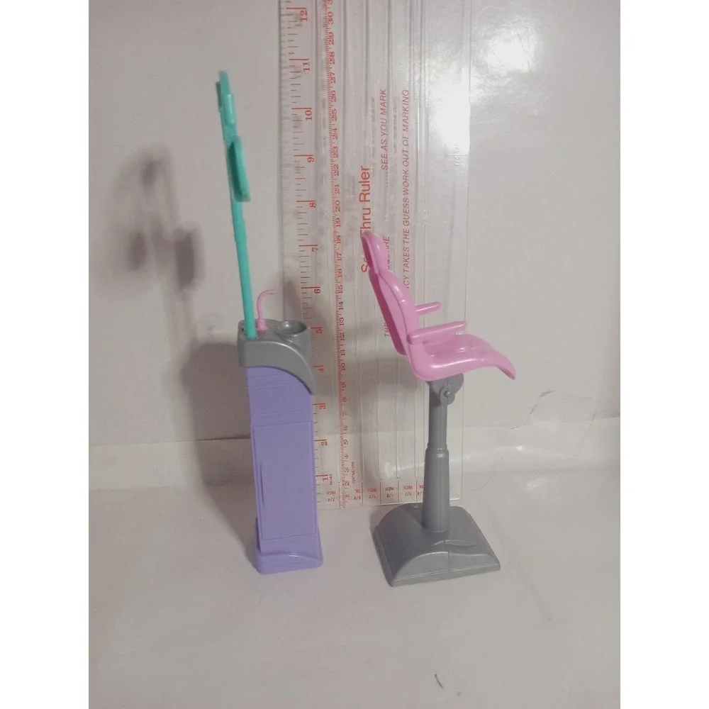 2022 Barbie Careers Dentist Replacement Chair And Sink Teal Pink Dolls Toys